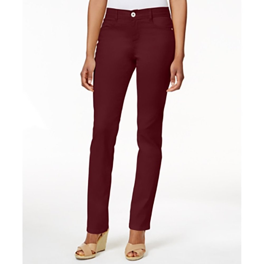 Style & Co Petite Slim-Leg Tummy-Control Jeans